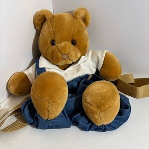 🛍️3/$30 Teddy bear cute kids small plush stuffie stuffy stuffed animal backpack